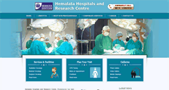 Desktop Screenshot of hemalatahospitals.com